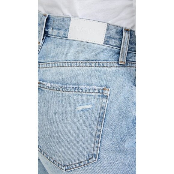 NWT Pistola light wash blue denim high rise slim fit straight jeans, 30 - Picture 9 of 15